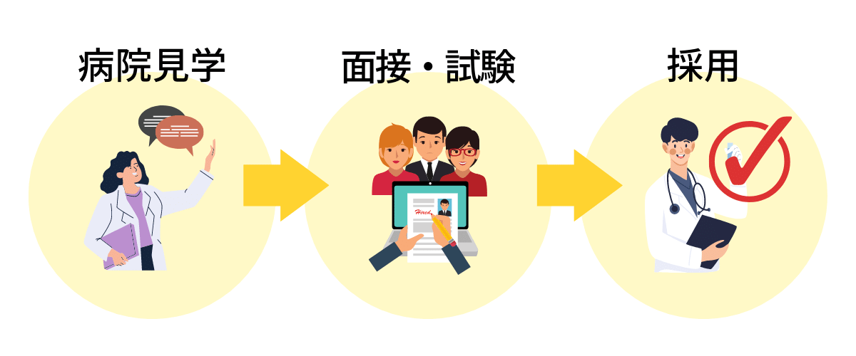 医学部　就活・採用の流れ