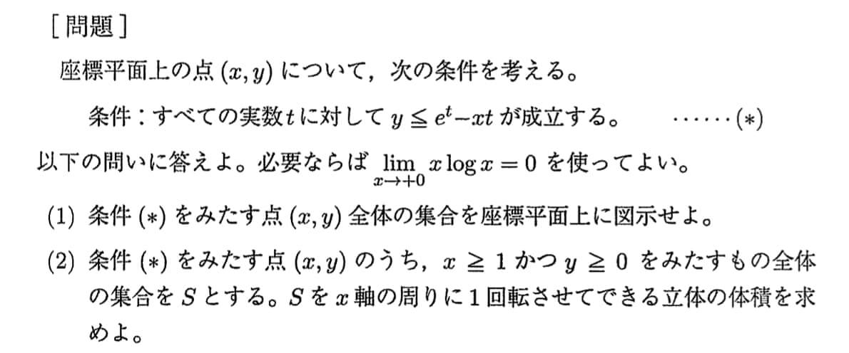 九州大学2021年第３問　理系数学